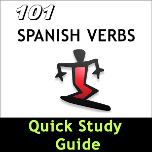 101 Spanish Verbs Quick Study Guide screenshot